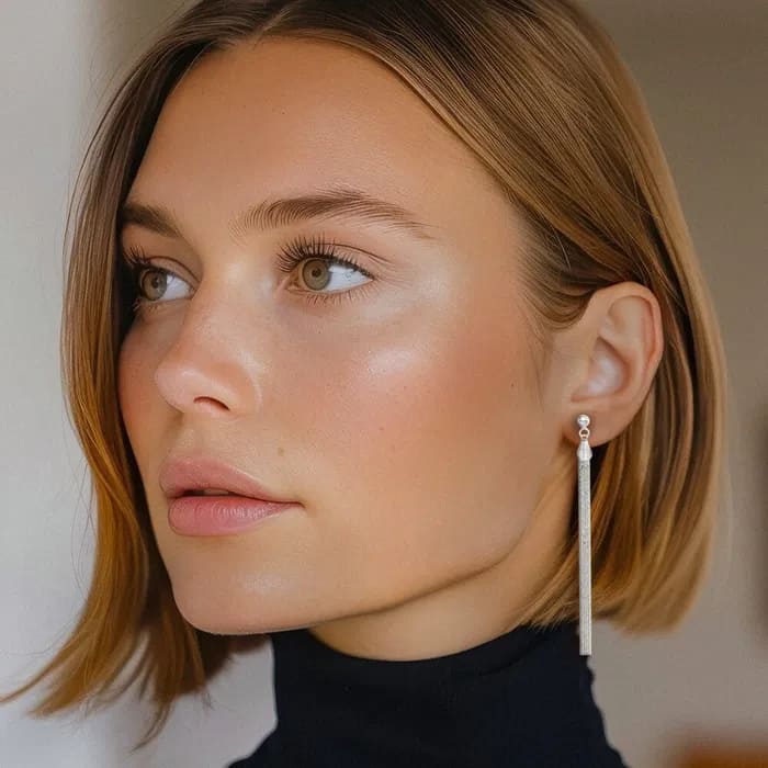 اویز گوش بلند و ساده