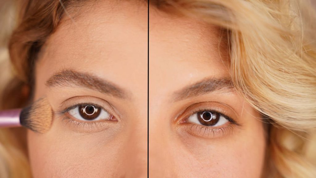 کانسیلر زیر چشم طبیعی و بدون ترک