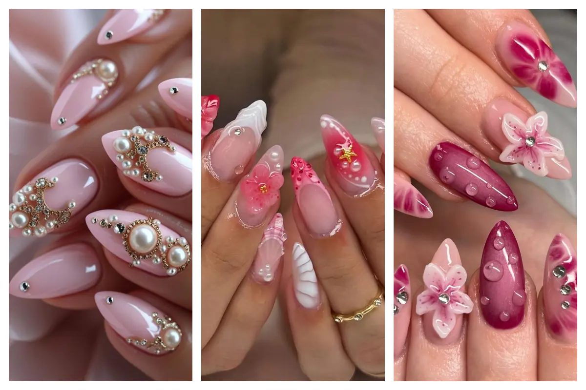 طراحی ناخن برجسته؛ اینقدر سه‌بعدی و خفنه که همش دلت می‌خواد لمسشون کنی!