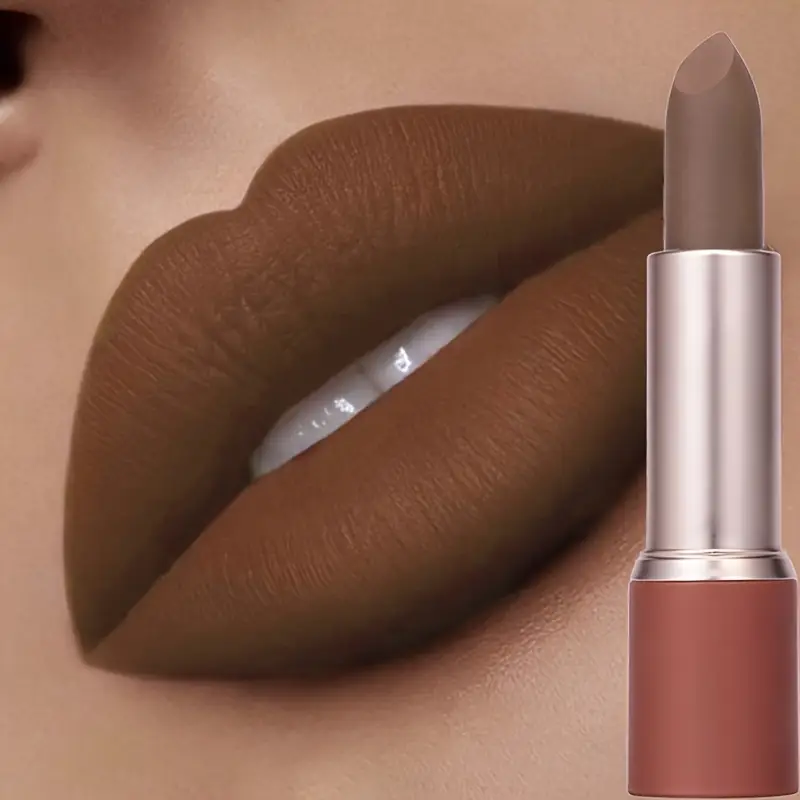 رژ لب قهوهای ساده