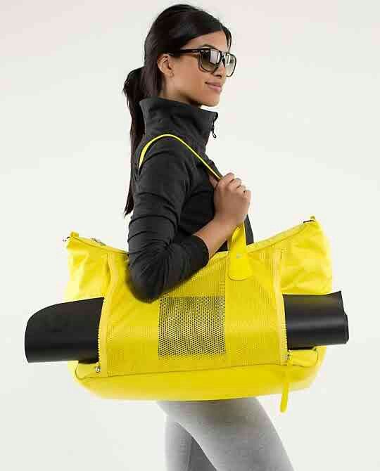 ساک ورزشی دخترانه زرد