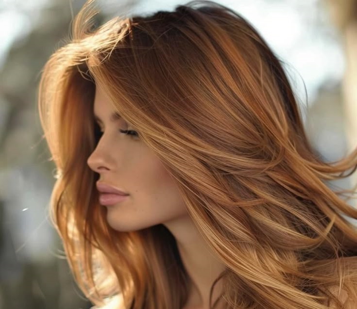 رنگ مو کاراملی روشن