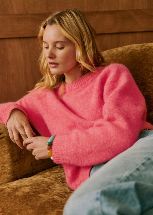 پلیور سرخابی دخترونه