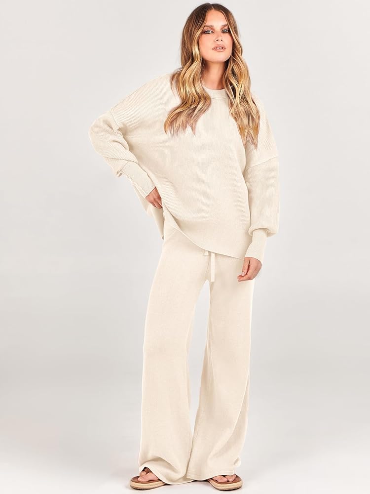 ست بافت اورسایز زنانه کرم روشن