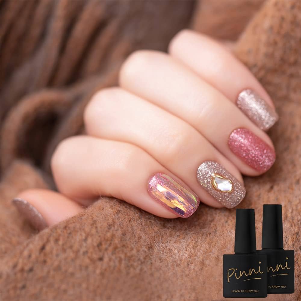 ژلیش ناخن اکلیلی چند رنگ