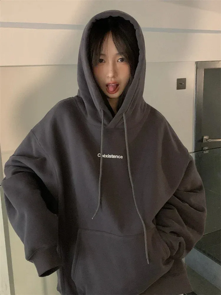 هودی بلند طوسی تیره