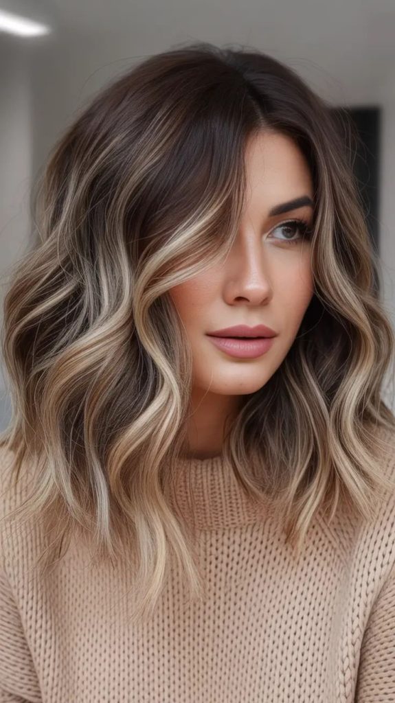 لایت مو قهوه ای روشن