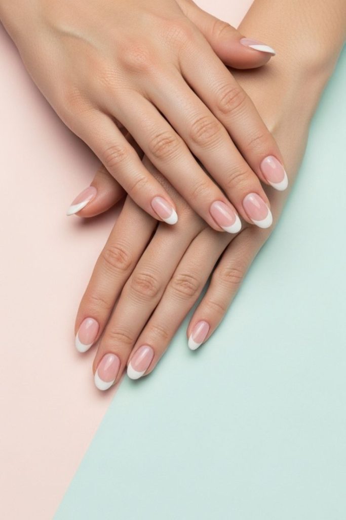 فرنچ ناخن شیک و خاص سفید