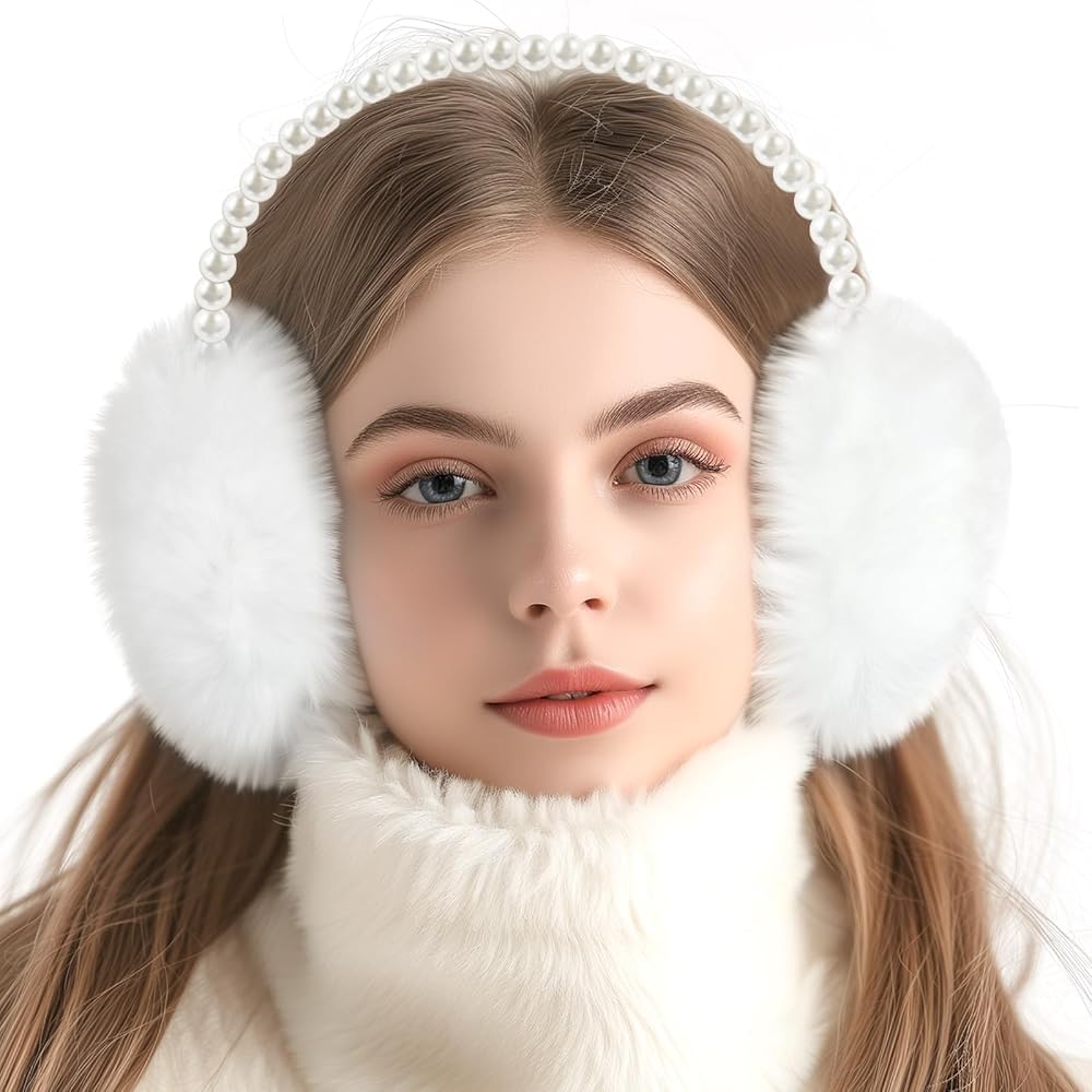 گوشگیر فانتزی زنانه سفید