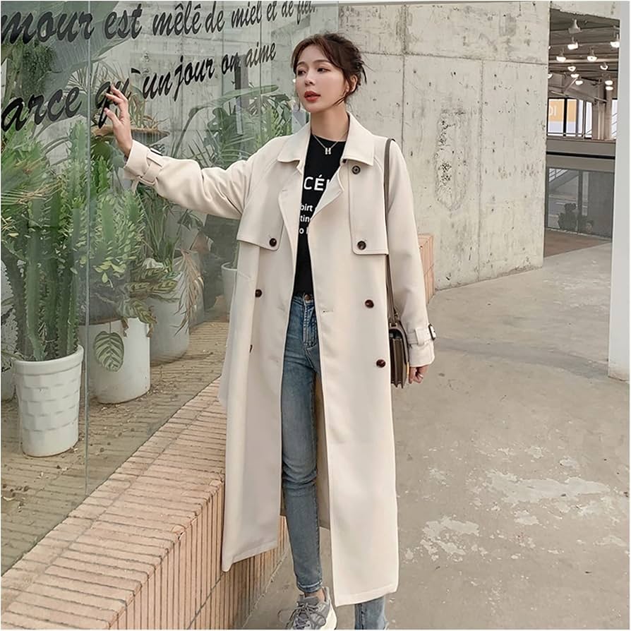 مانتو استایل کره‌ای سفید