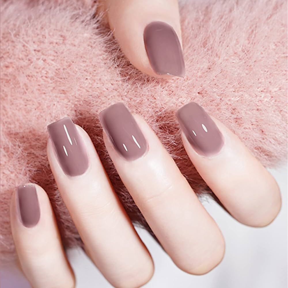 ژلیش ناخن گلبهی براق