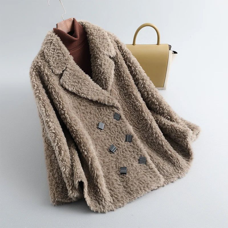 کت کوتاه پشمی زنانه