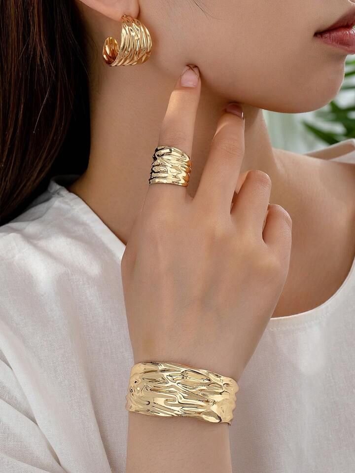 النگوی طلا پهن