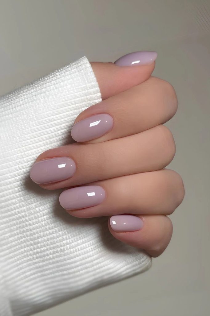 ژلیش ناخن طبیعی بنفش