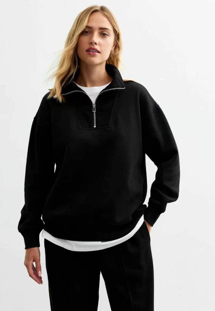 دورس نیم زیپ دخترونه سیاه