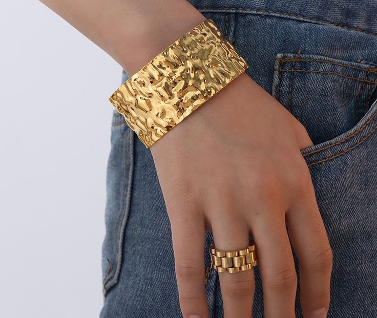 النگوی طلا پهن