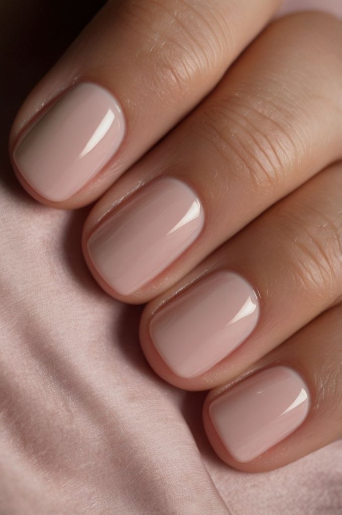 ژلیش ناخن طبیعی صورتی