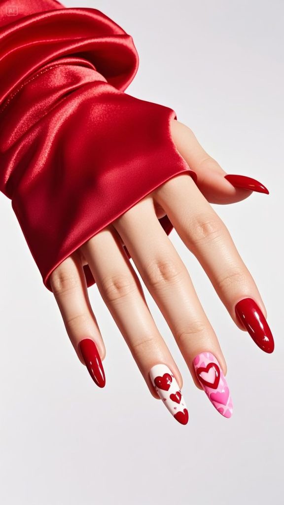 ست لاک و استایل قرمز