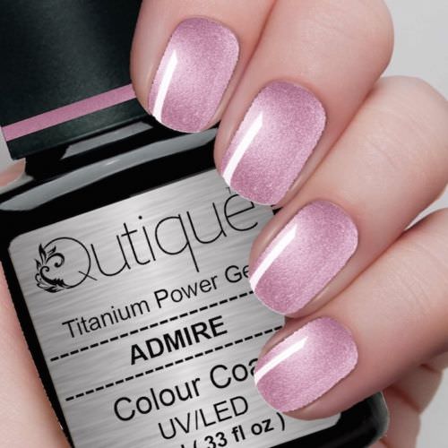 لاک ناخن متالیک صورتی