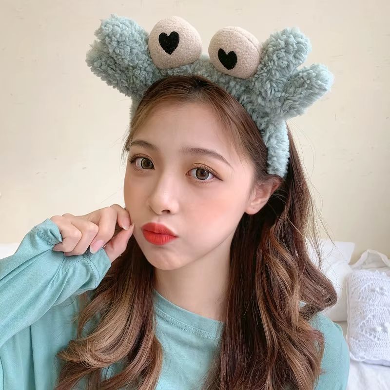 هدبند فانتزی آرایشی ابی اسمانی