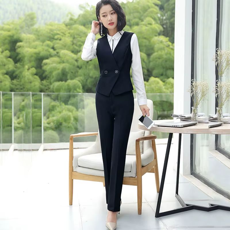 جلیقه و شلوار ست زنونه سیاه