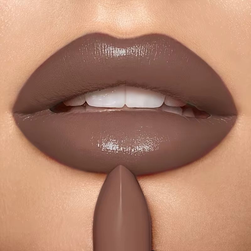رژ لب قهوهای ساده