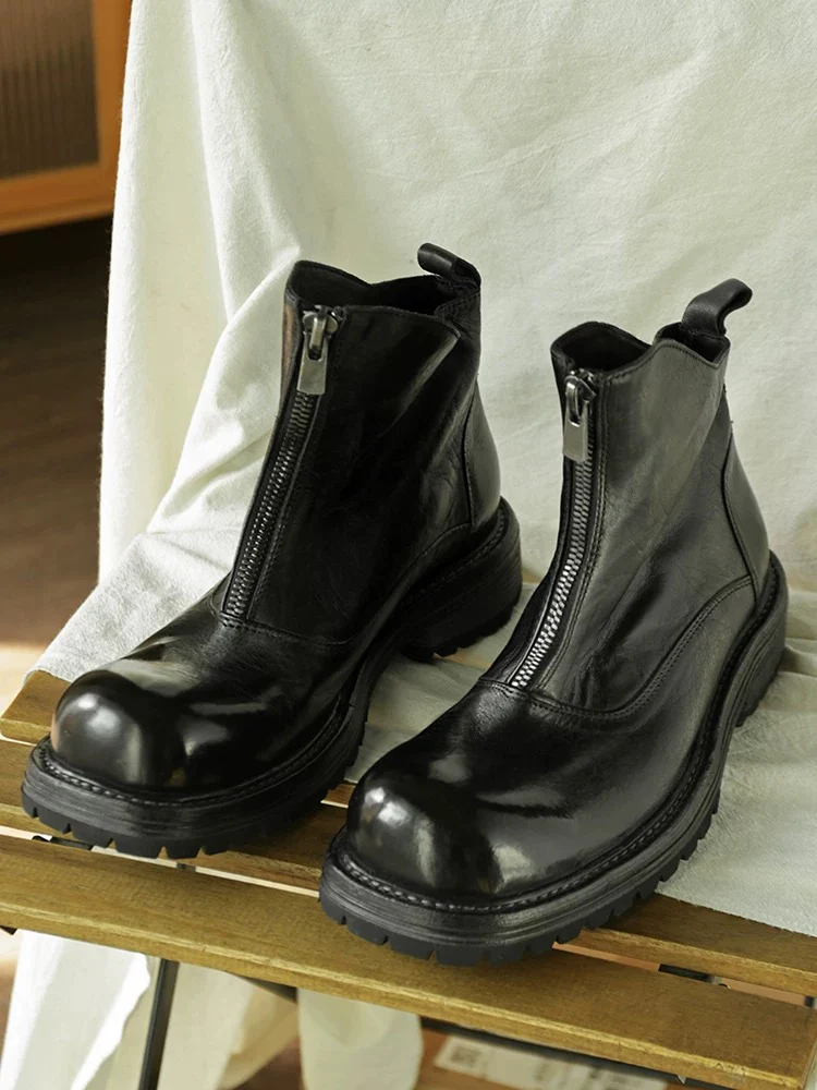 بوت جلو مربعی سیاه