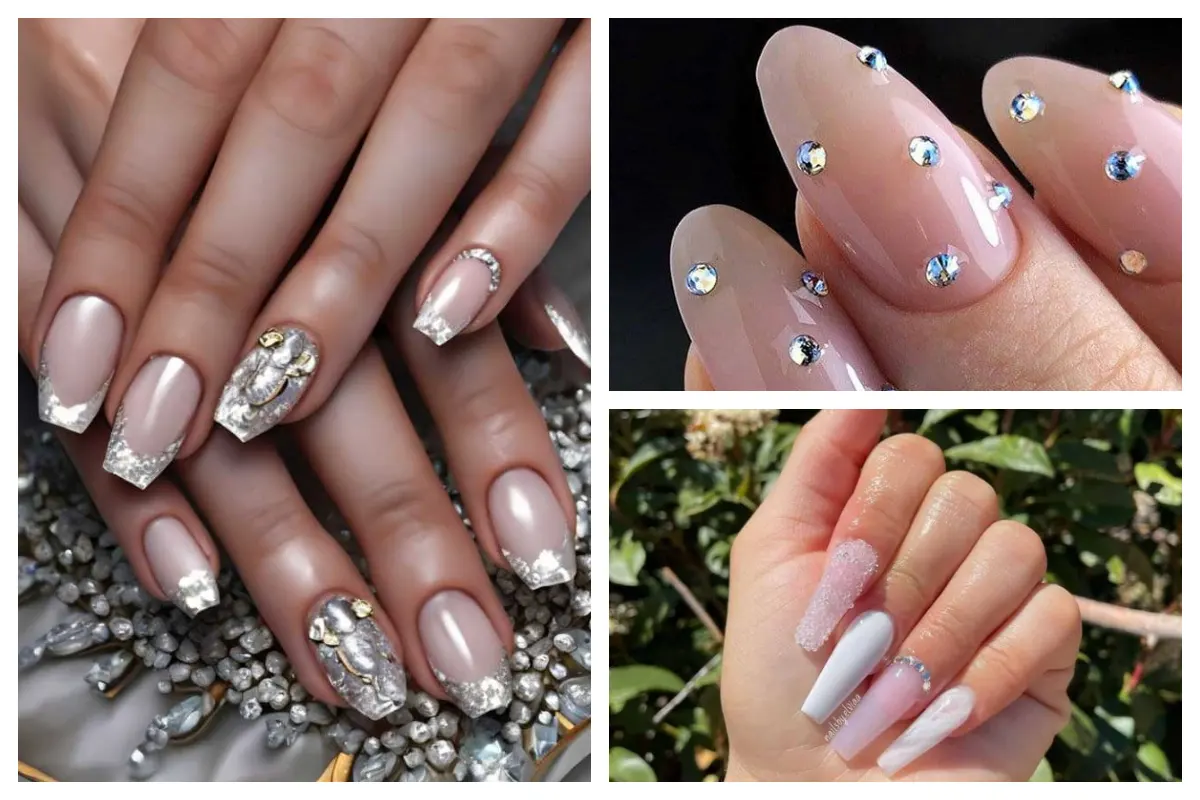 ناخن الماسی؛ ترکیبی از براقیت و خلاقیت که تو عکسها فوقالعاده جذابه