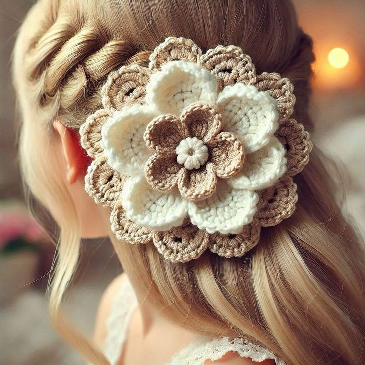 کش مو بافتنی با قلاب 2025 بچگانه