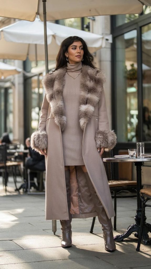 کت پشمی زنانه