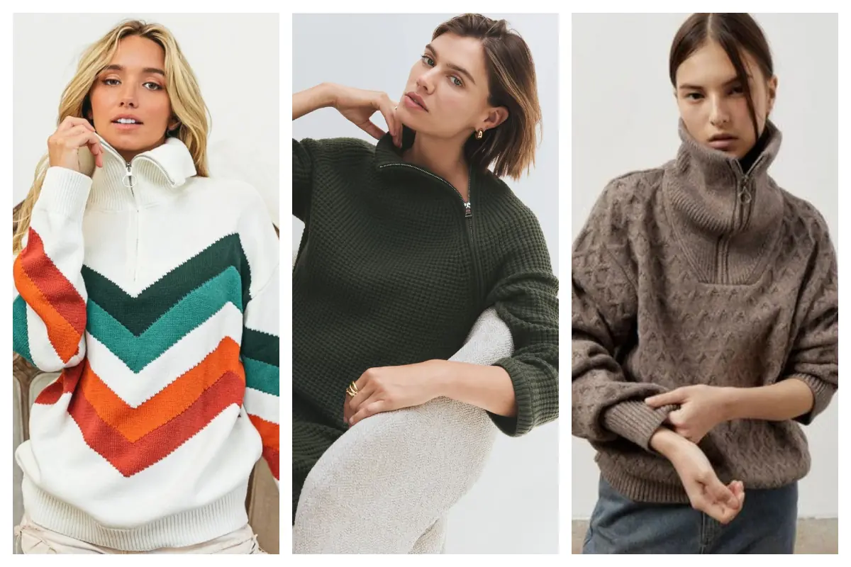 بلوز یقهزیپی زنانه؛ جنس نرم و لطیف، زیر مانتو و کت عالی میشینه!