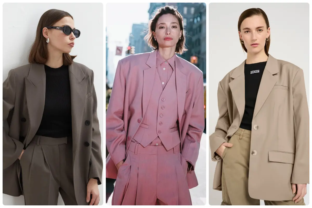 بلیزر اورسایز؛ مدلی که با کتونی، بوت یا پاشنهبلند، همیشه چشمگیر و مدرن میمونه!