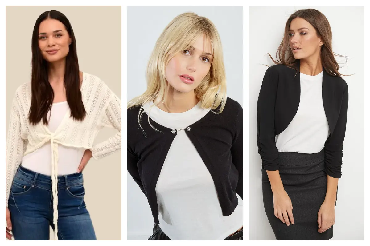 بولرو بافت زنانه؛ مدلی کوتاه و جذاب که روی هر لباس حسابی چشمگیر میشه!