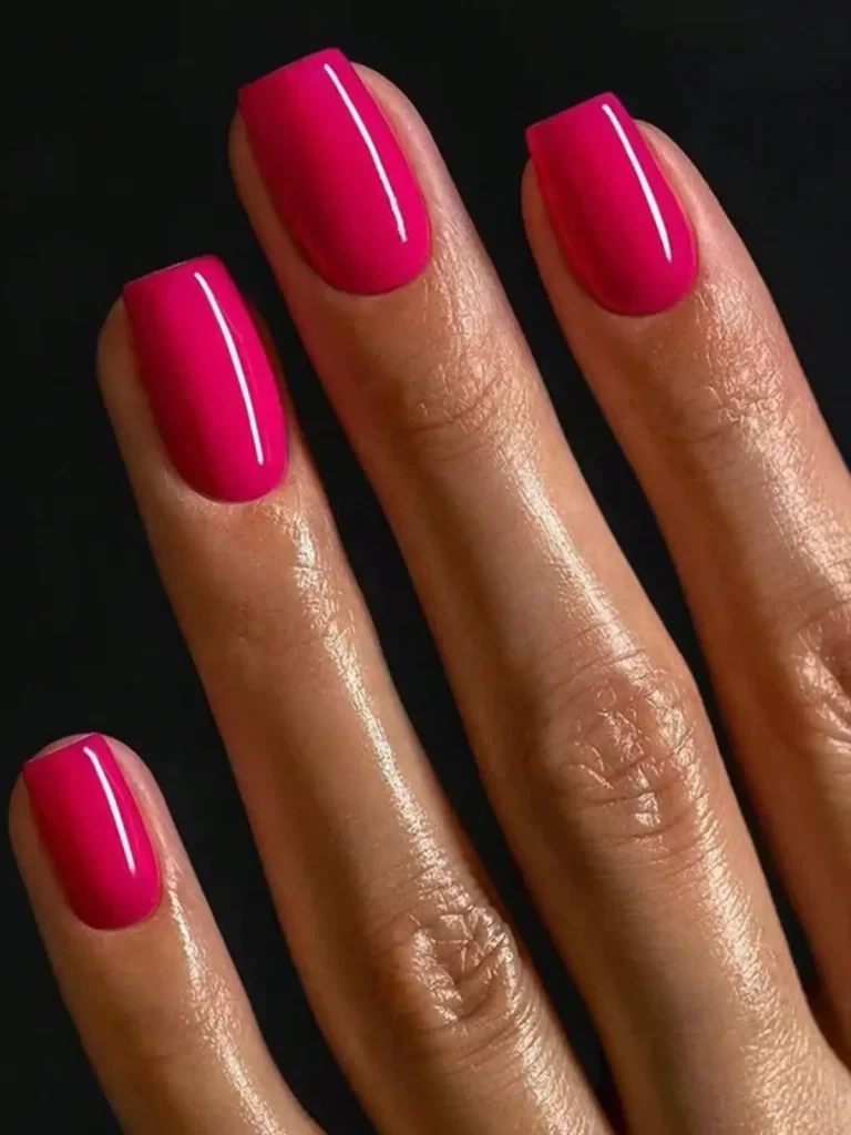 مدل ناخن براق سرخابی