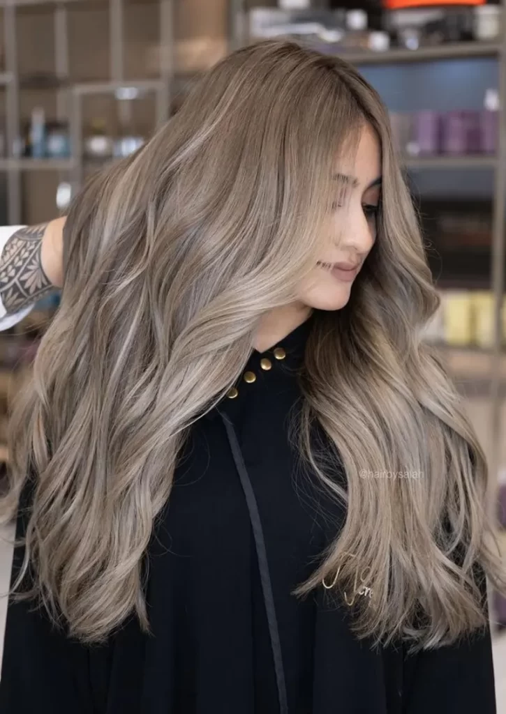 رنگ مو بلوند بژ