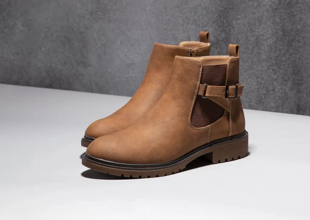 نیم بوت پاییزی قهوه ای