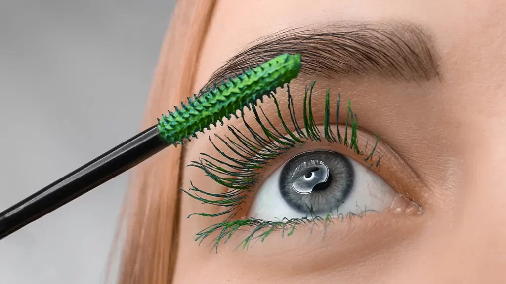 ریمل رنگی سبز