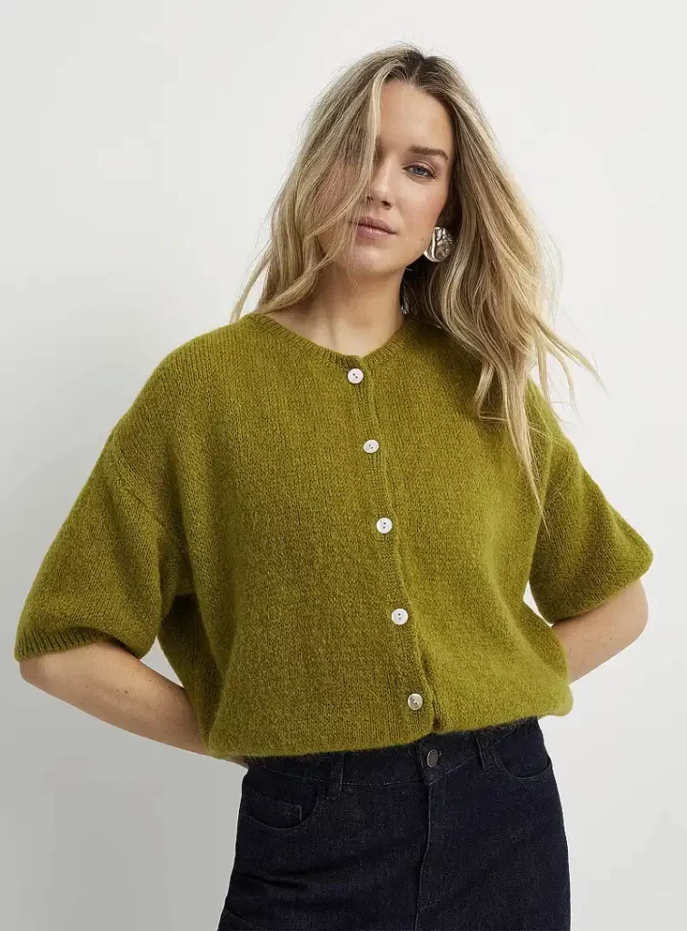 کاردیگان موهر زنانه سبز