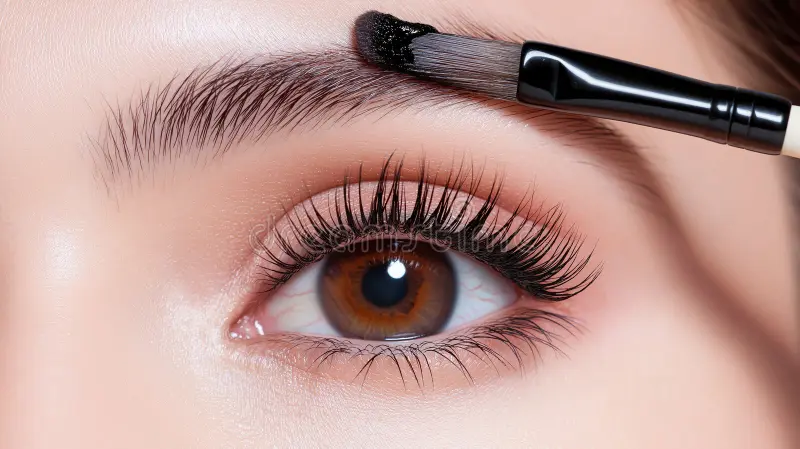 آرایش مژه پرپشت