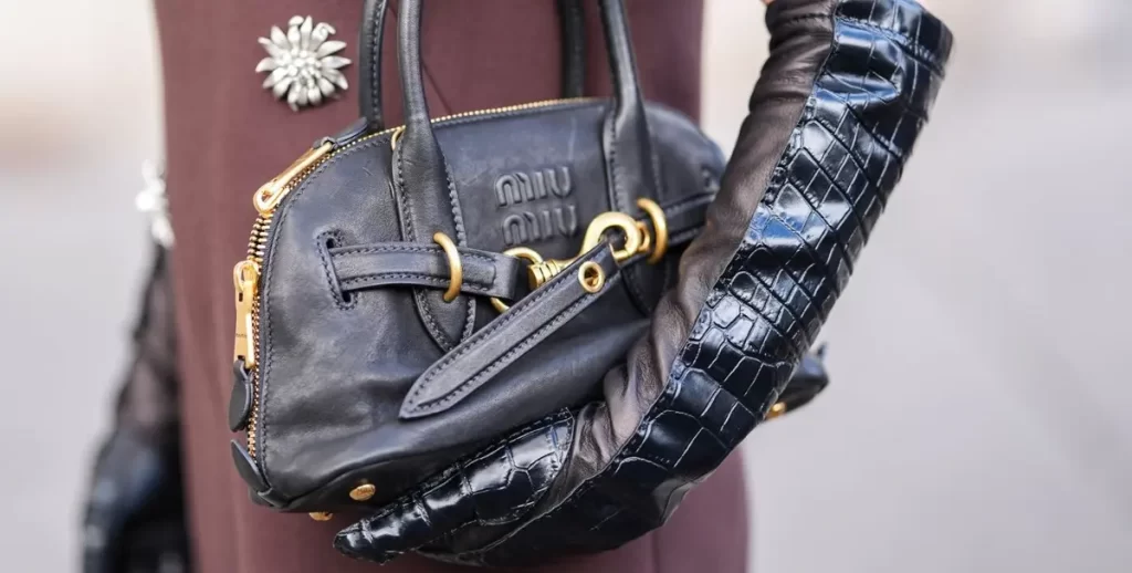 دستکش چرمی بلند سیاه