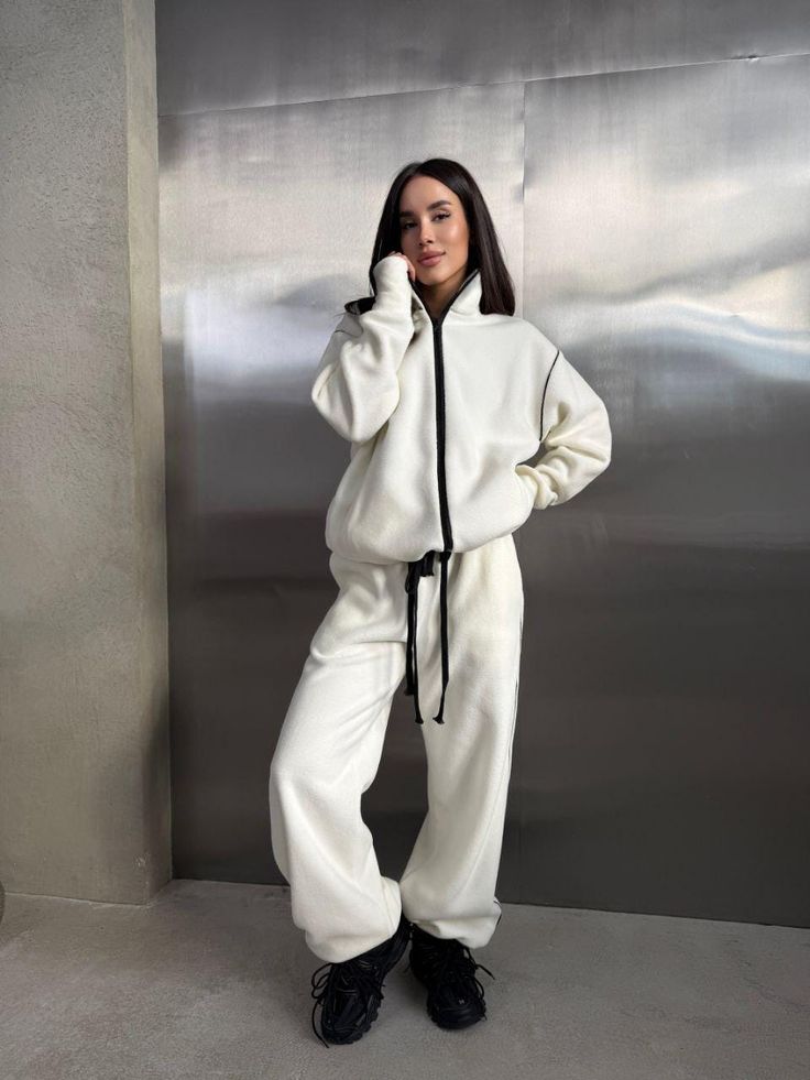 ست فلیس اسپرت زنانه سفید