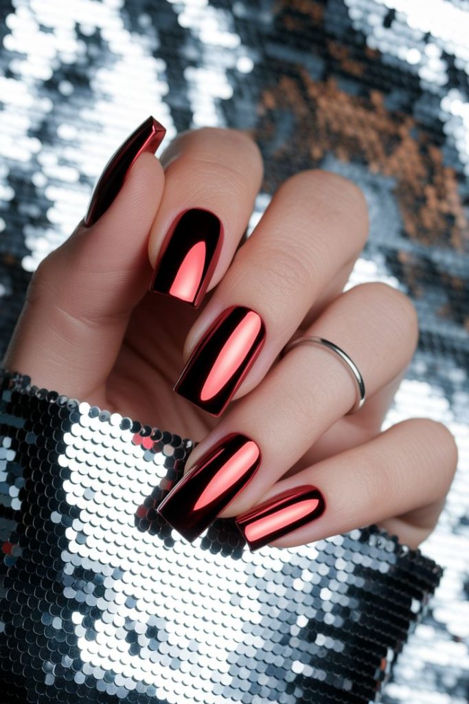 ست لاک و استایل قرمز