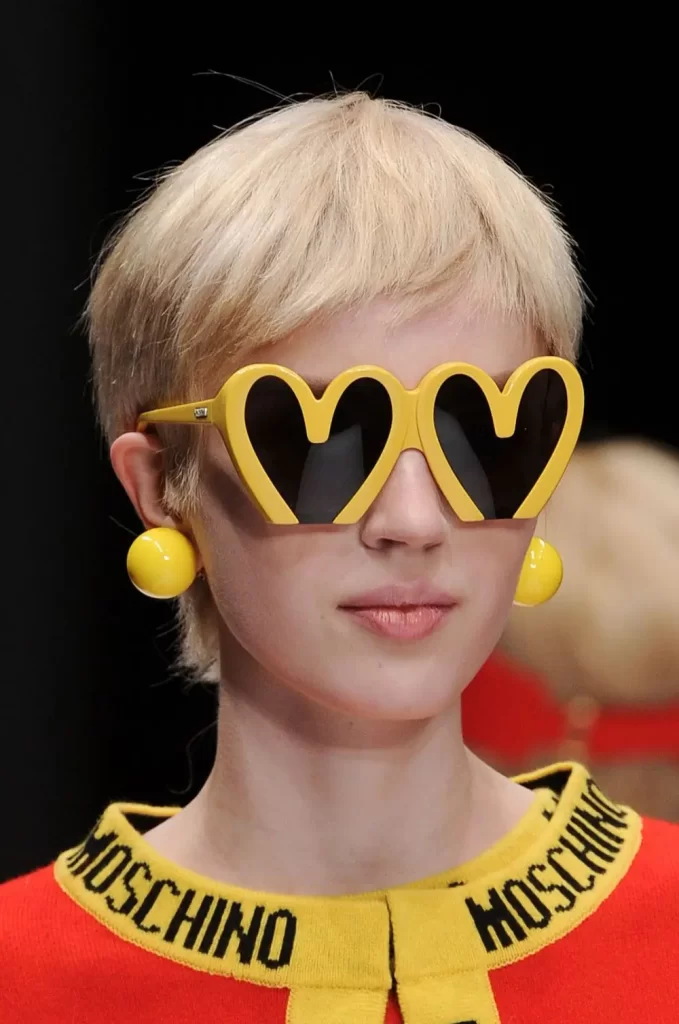 فریم عینک خاص زرد