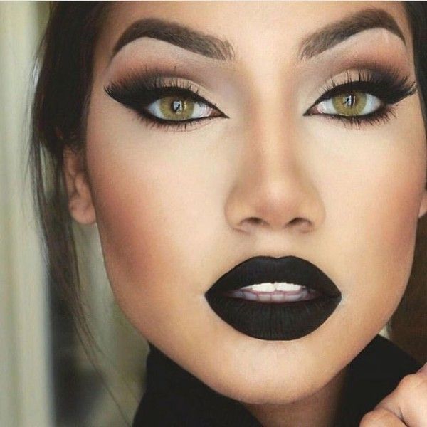 رژ لب مشکی مات