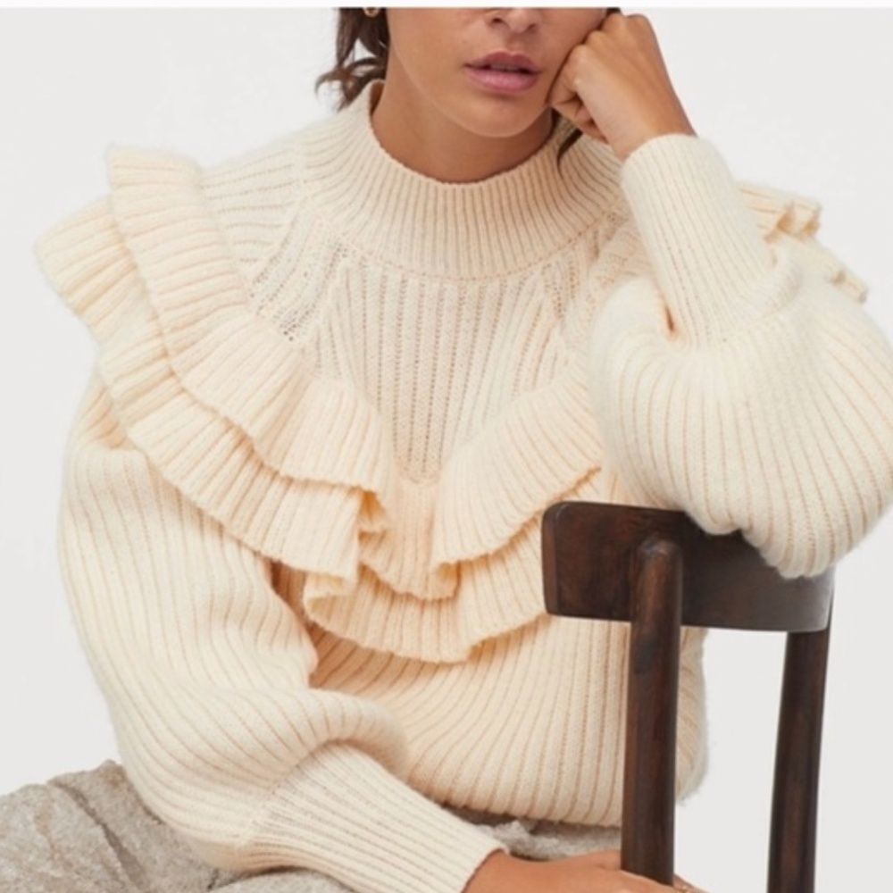 پلیور چیندار پاییزی کرم