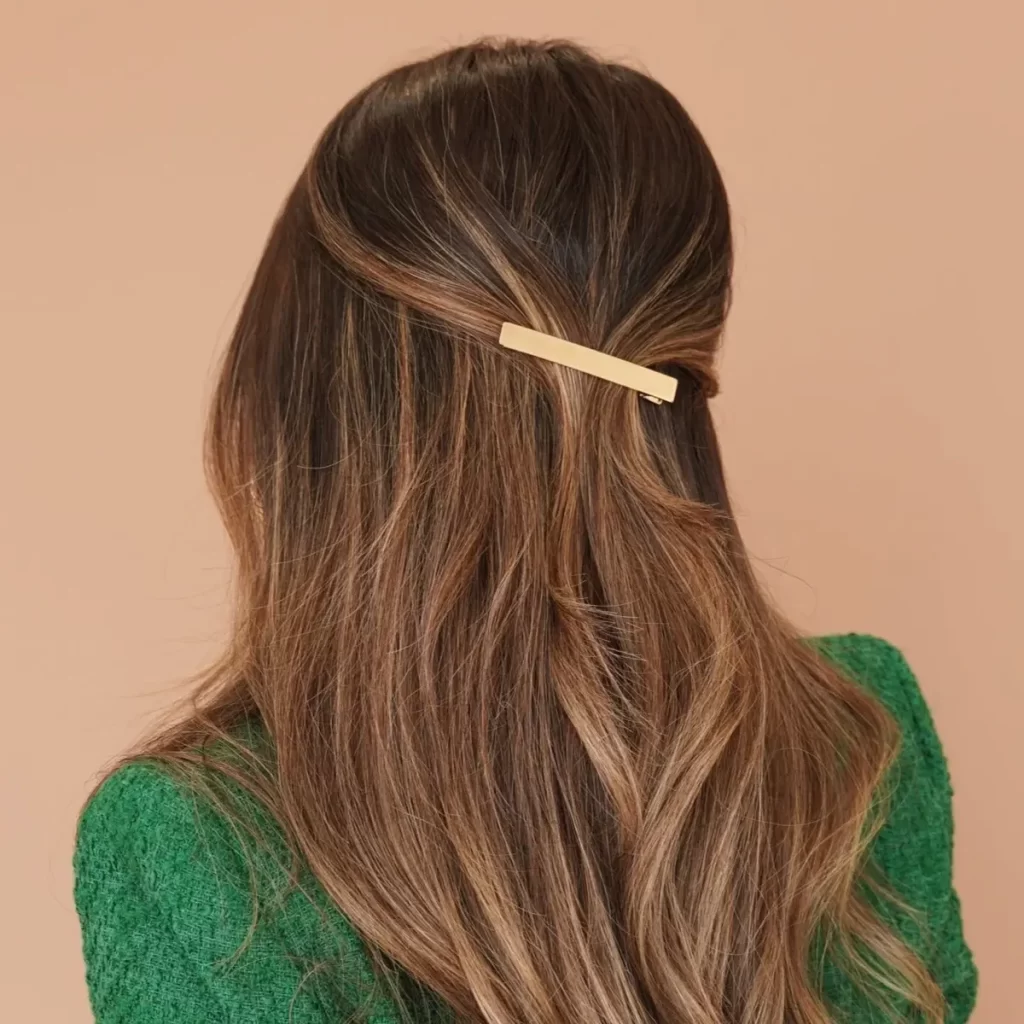 گیره موی طلایی مینیمال