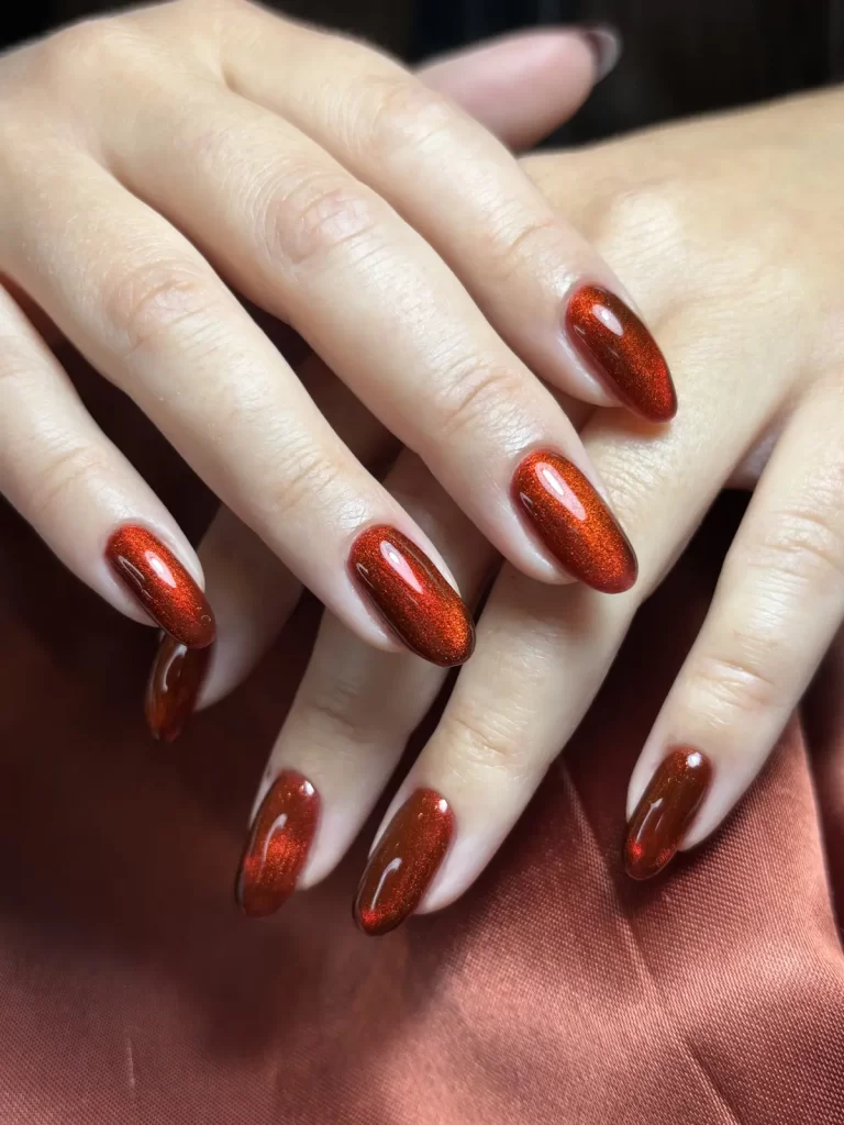 ژلیش ناخن قرمز براق