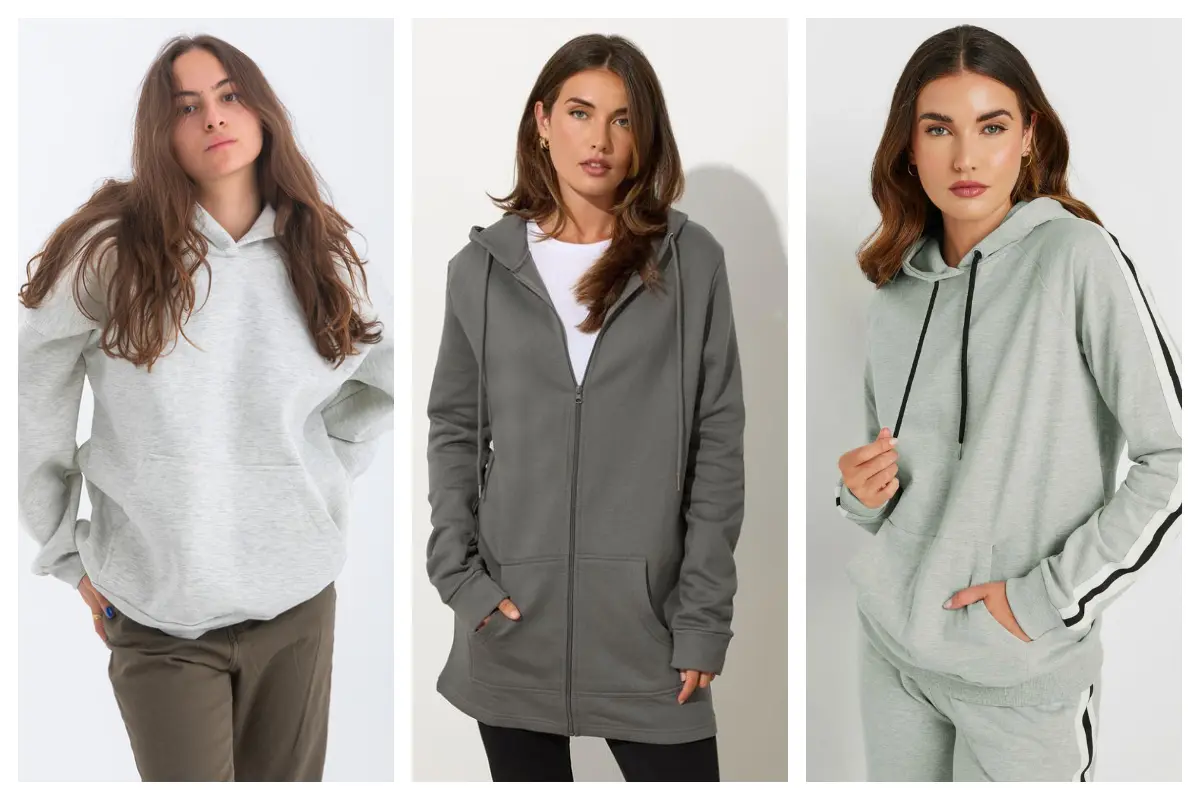 هودی بلند طوسی؛ از خونه تا بیرون، یه آیتم همهکاره برای روزای سرد و استایل اسپرت!