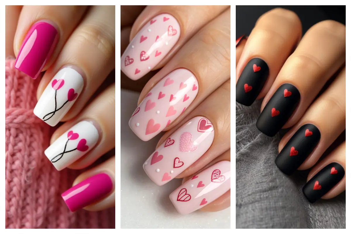 طرح قلبی ناخن؛ مدل دلبر و عاشقونه که هر روز برات حس خوب میاره!