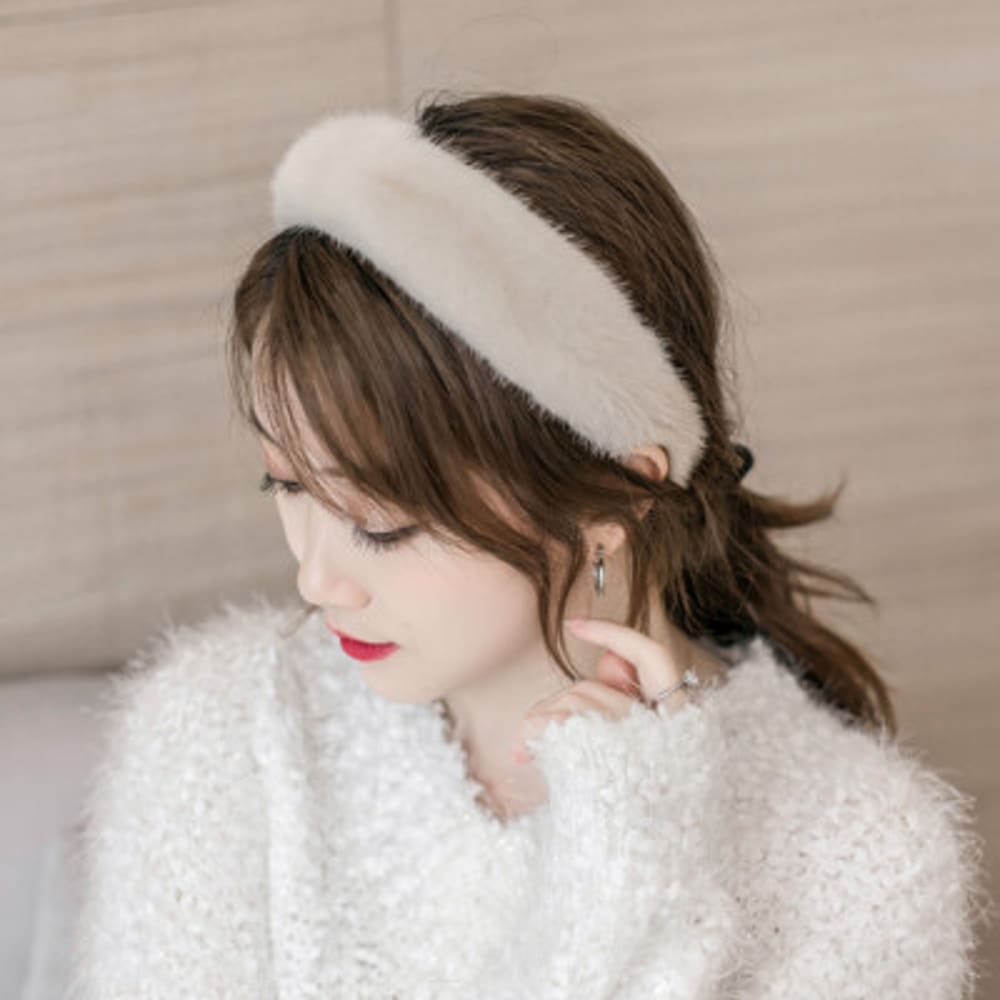 هدبند خز زنانه